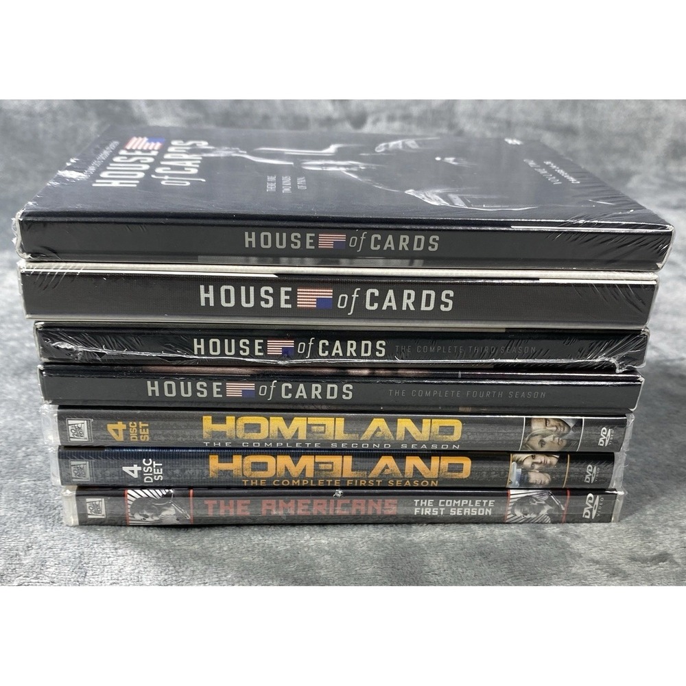 House of Cards Homeland The Americans DVD Lot Series Mix Seasons TV‎ Box Set NEW